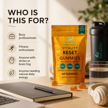 AeraZen Vitality Reset Gummies – Energy, Stamina & Immunity Support