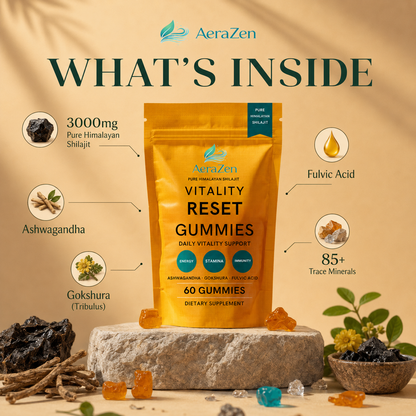 AeraZen Vitality Reset Gummies – Energy, Stamina & Immunity Support